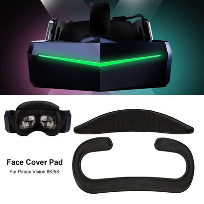 Eye Mask Cover for Pimax Vision 8K/5K Glasses Light Blocking Foam Leather Face Eye Cover Pad with VR Lens Cover VR Accessories